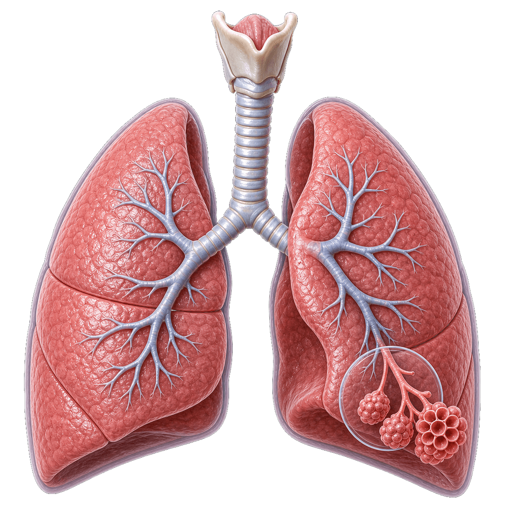 Respiratory revision illustration